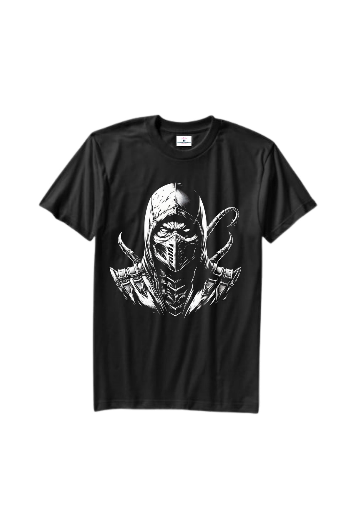 Mix T-Shirt Model Mortal Kombat Scorpion Tasarım (,Hediye,Paketi Yapılır,Not Yazılır)