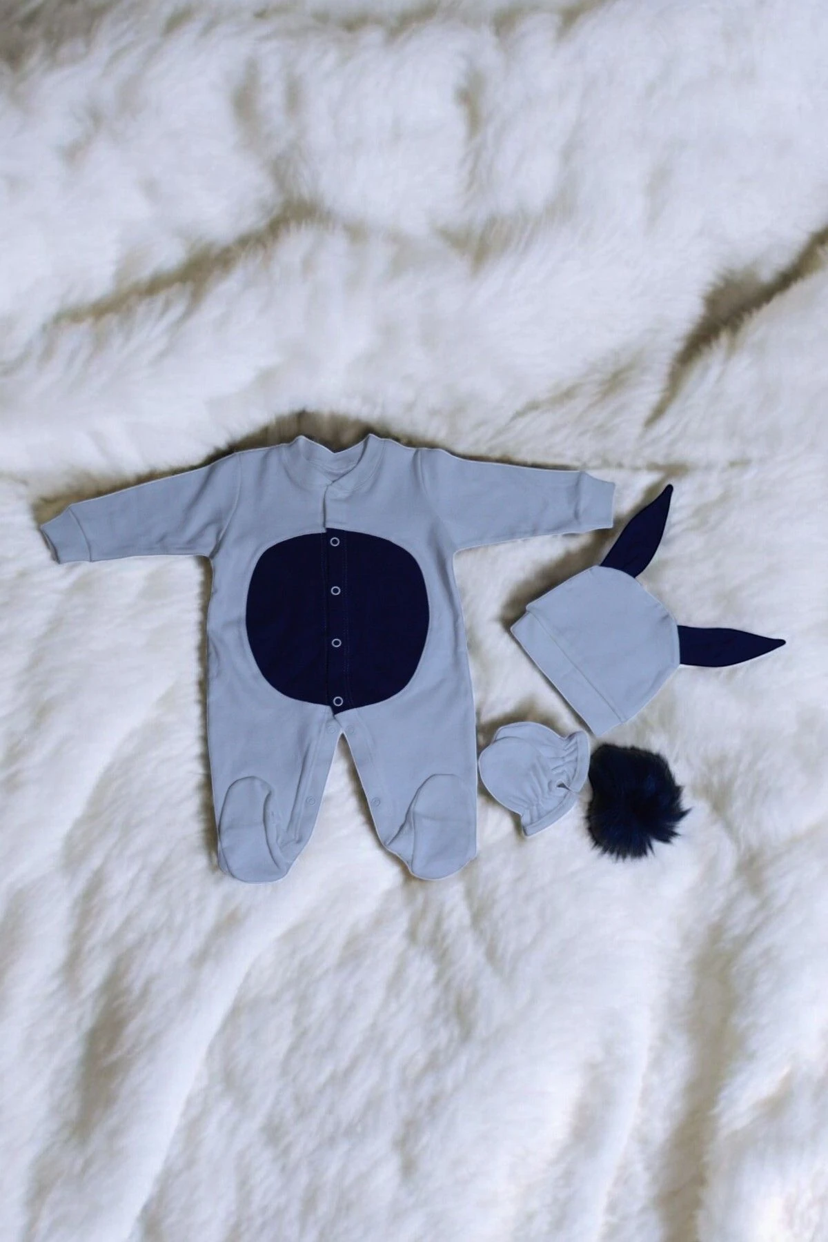 Kişiye Özel İsimli Tavşan Set