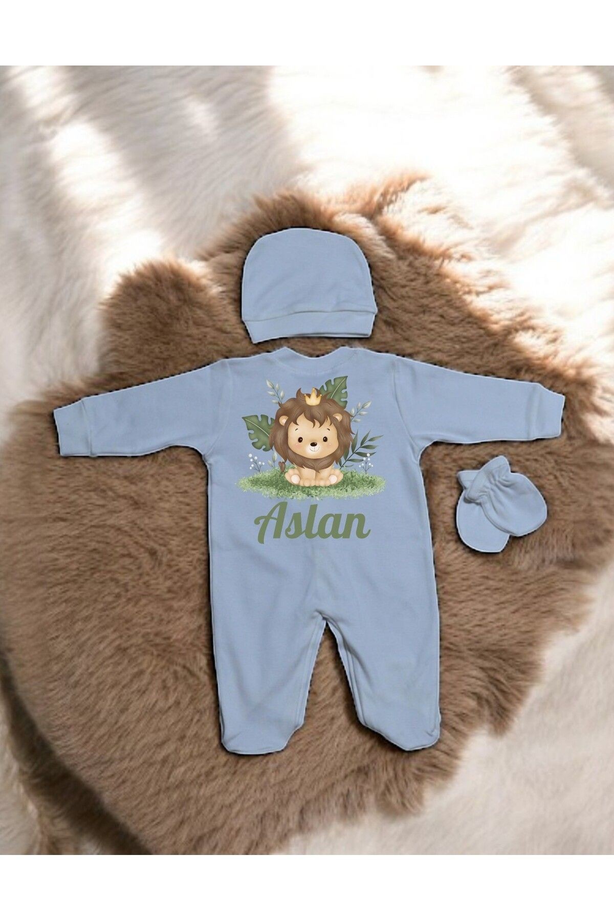 Kişiselleştirilebilir Bbebek Tulum Set
