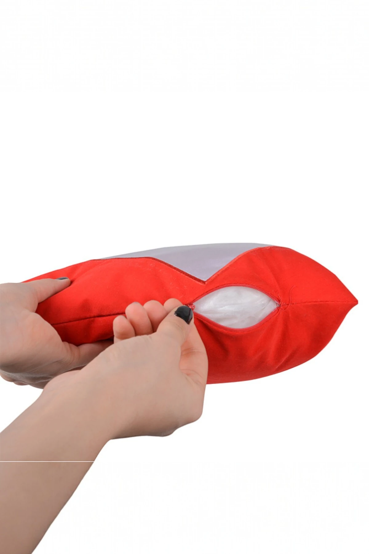 Kişiye Özel Tasarlanabilir Kırmızı Kalp Yastık ,40cm Çap (,Hediye,Paketi Yapılır,Not Yazılır)