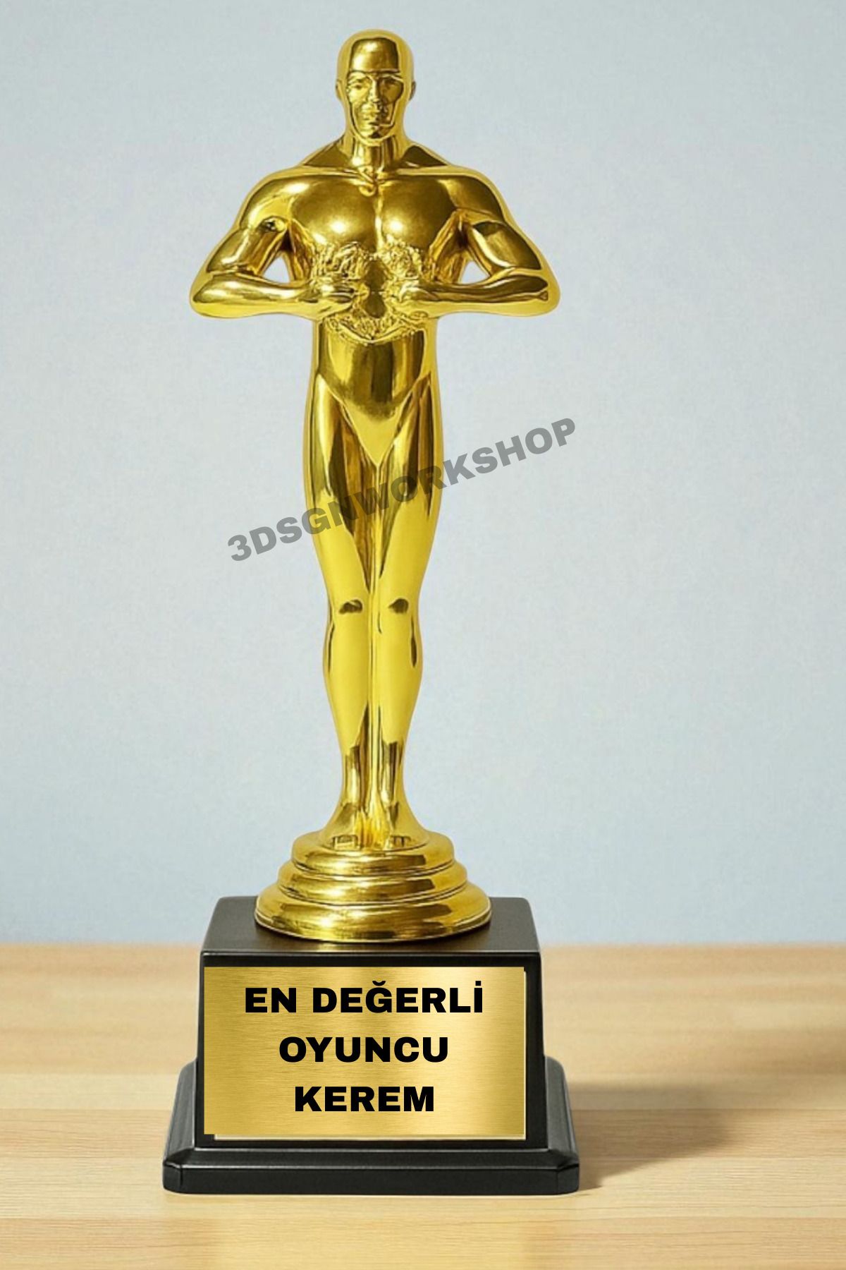Kişiye Özel Oscar Ödül Kupası Büyük Boy 26cm (Not Yazılabilir)