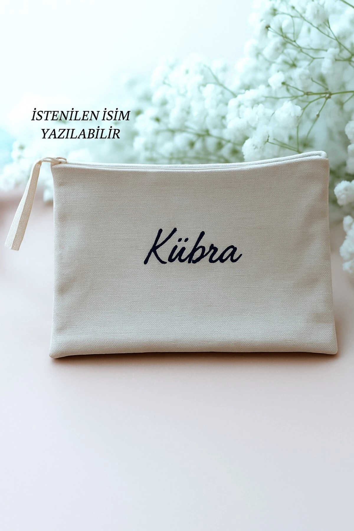 Kişiye Özel Tasarlanabilir Çok Amaçlı Keten Cüzdan 25x20cm(,Hediye,Paketi Yapılır,Not Yazılır)