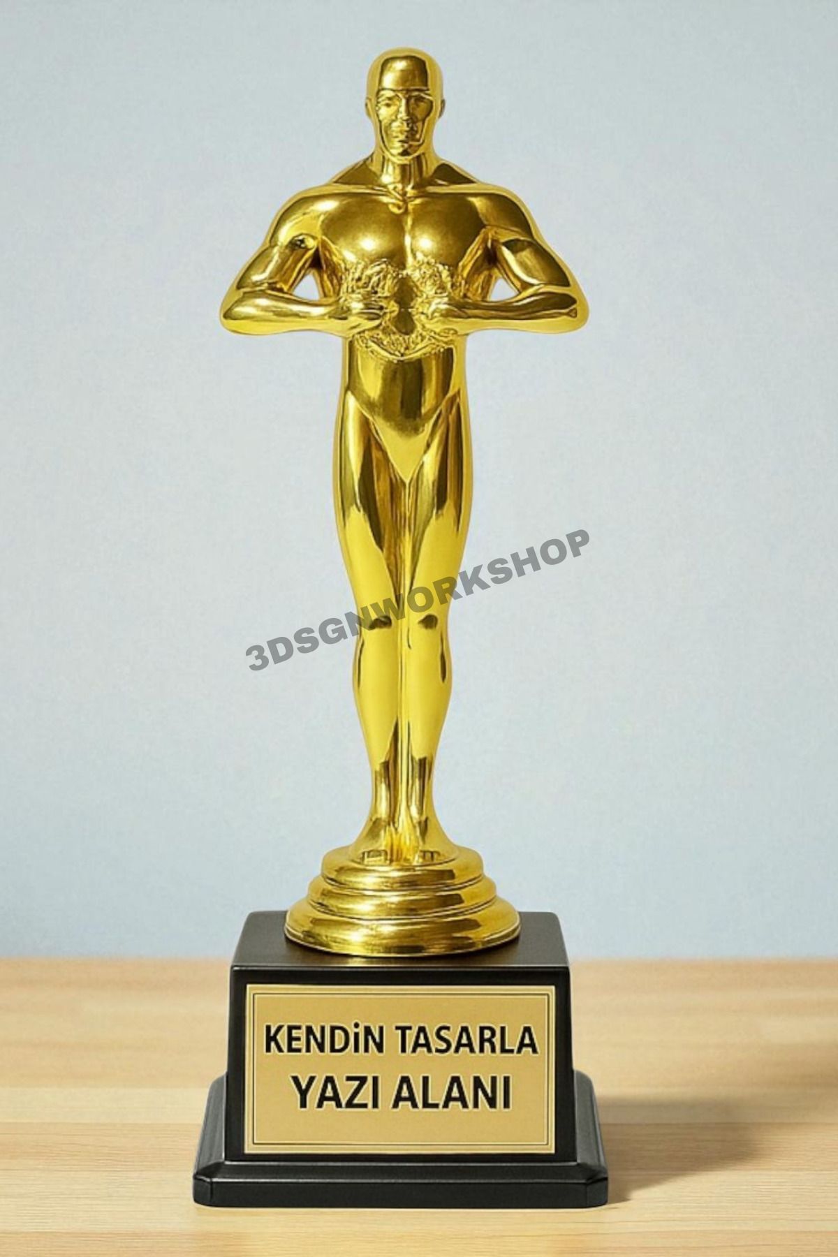 Kişiye Özel Oscar Ödül Kupası Büyük Boy 26cm (Not Yazılabilir)