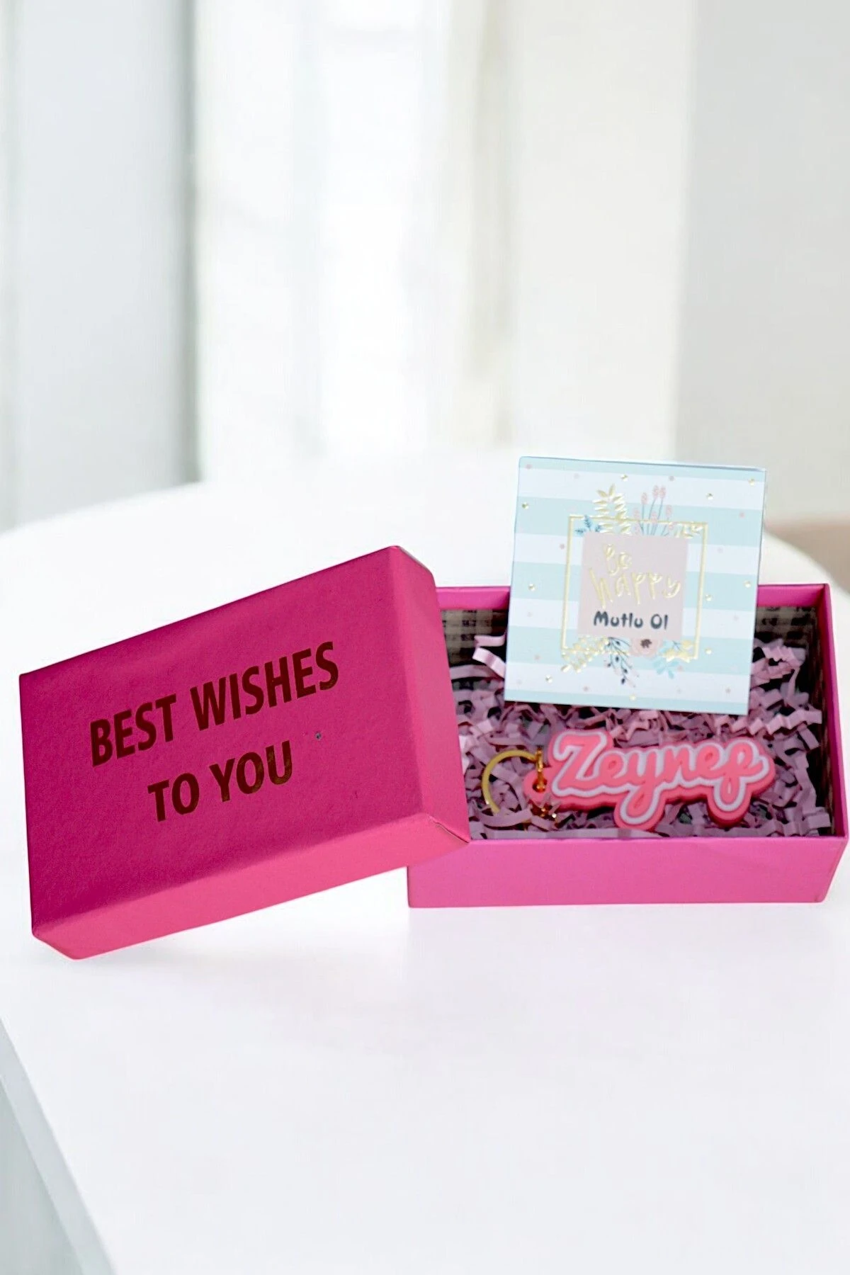 Kişiye Özel Isimli Anahtarlık,Hediye Kutulu ( Istenilen Isim Yazılabilir)