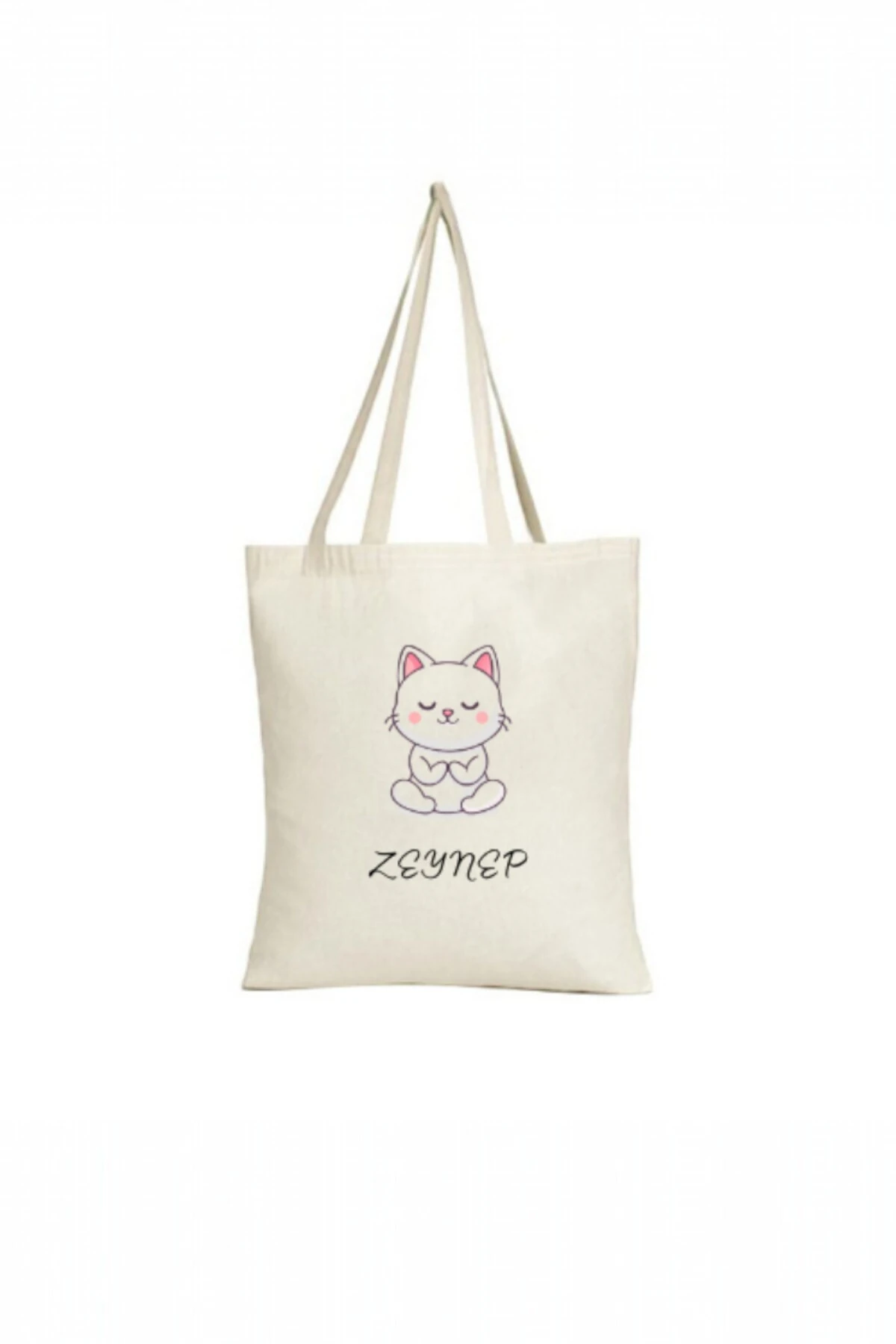 Kişiye Özel Tasarlanabilir Çok Amaçlı Keten Askılı Bez Çanta (,Hediye,Paketi Yapılır,Not Yazılır)