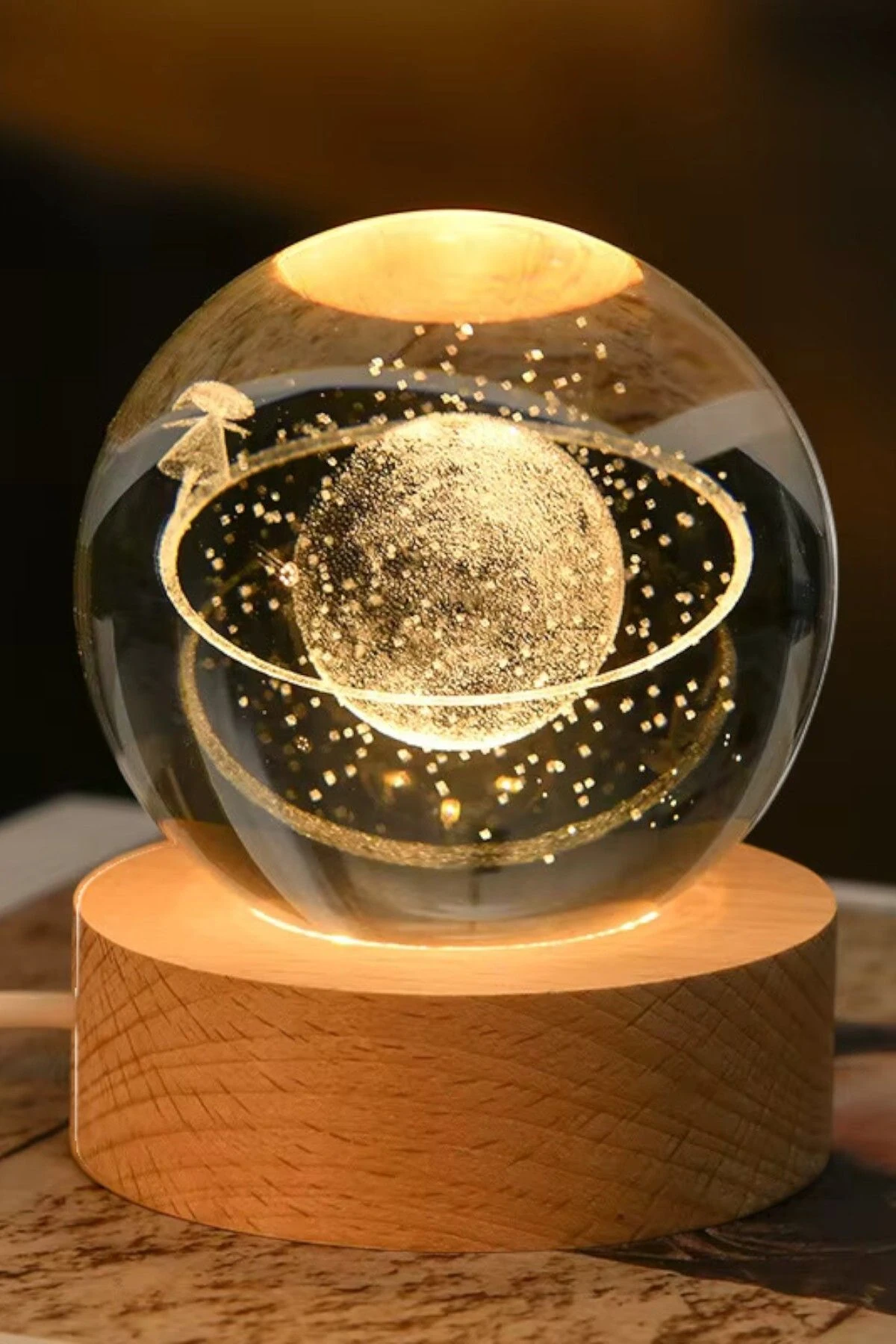 Kişiye Özel Altın  Işıltılı Hediye Kutusu