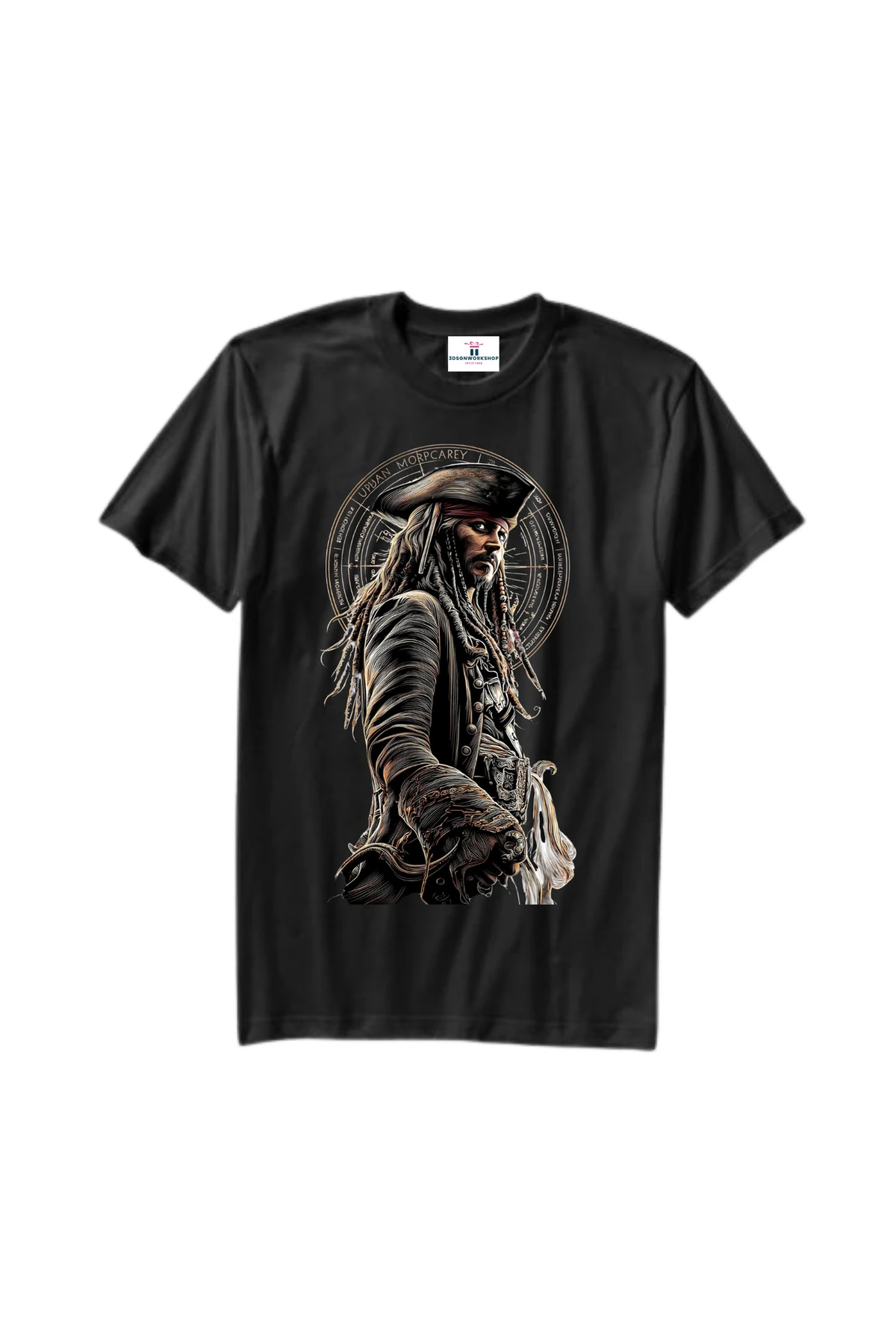 Mix T-Shirt Film Serisi Jack Sparrow Tasarım (,Hediye,Paketi Yapılır,Not Yazılır)