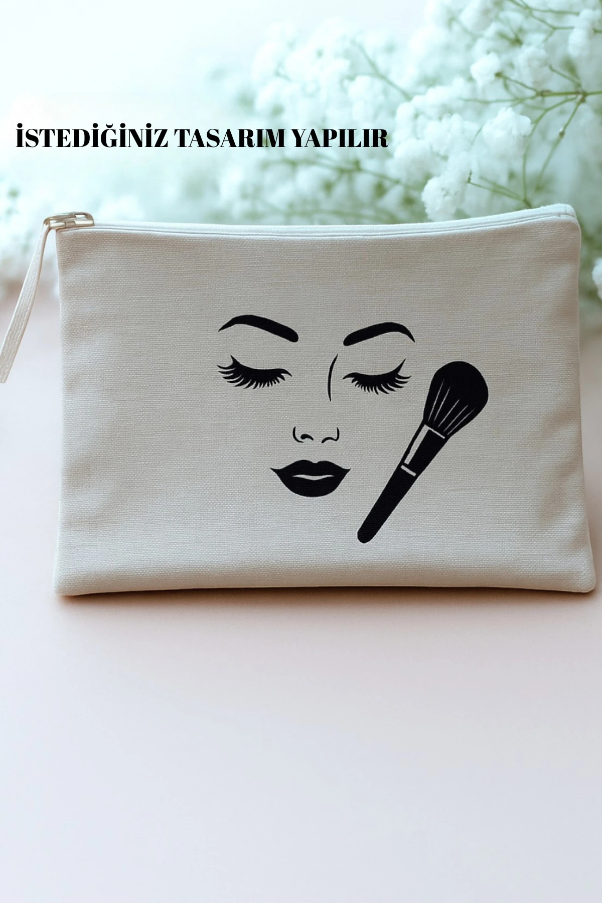 Kişiye Özel Tasarlanabilir Çok Amaçlı Keten Cüzdan 25x20cm(,Hediye,Paketi Yapılır,Not Yazılır)