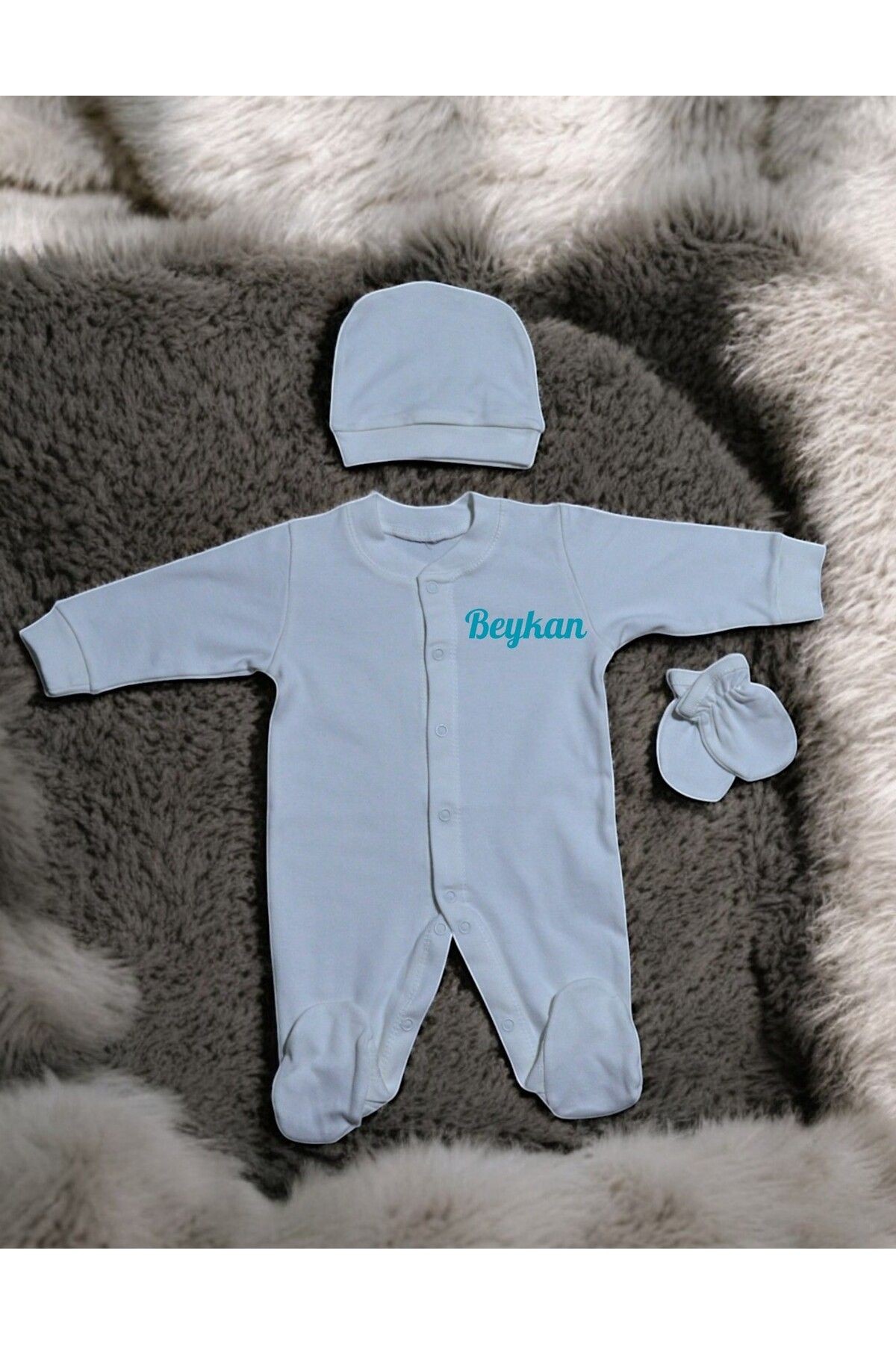 Kişiselleştirilebilir Bebek Tulum Set