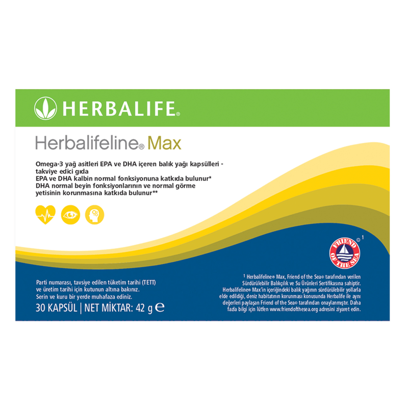 Herbalifeline Max Omega3 Balık Yağı Kapsülü