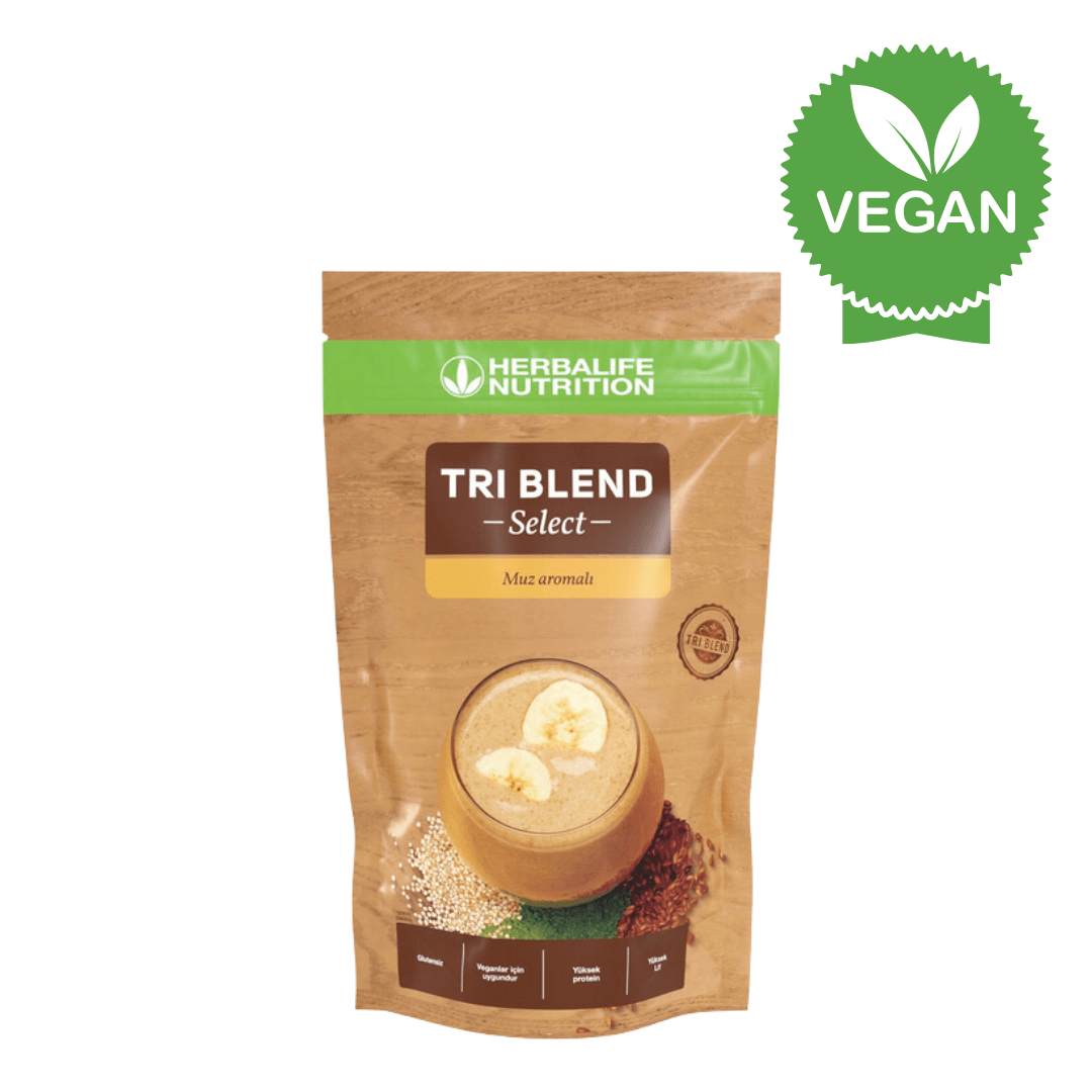 Tri Blend Select Yüksek Proteinli Vegan Muzlu Shake