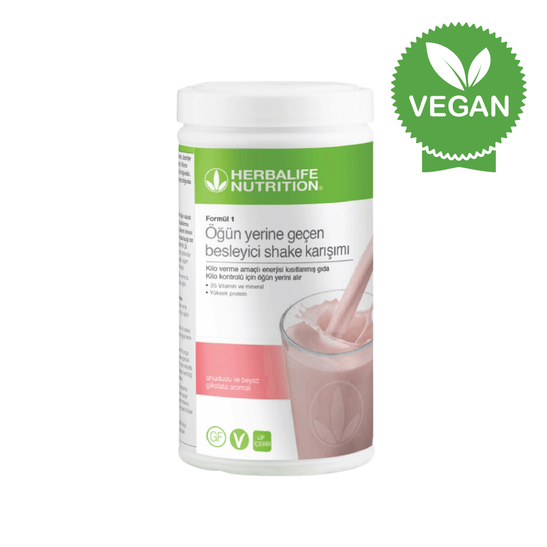 Formül-1 Öğün Yerine Geçen Vegan Glutensiz Besleyici Shake Karışımı