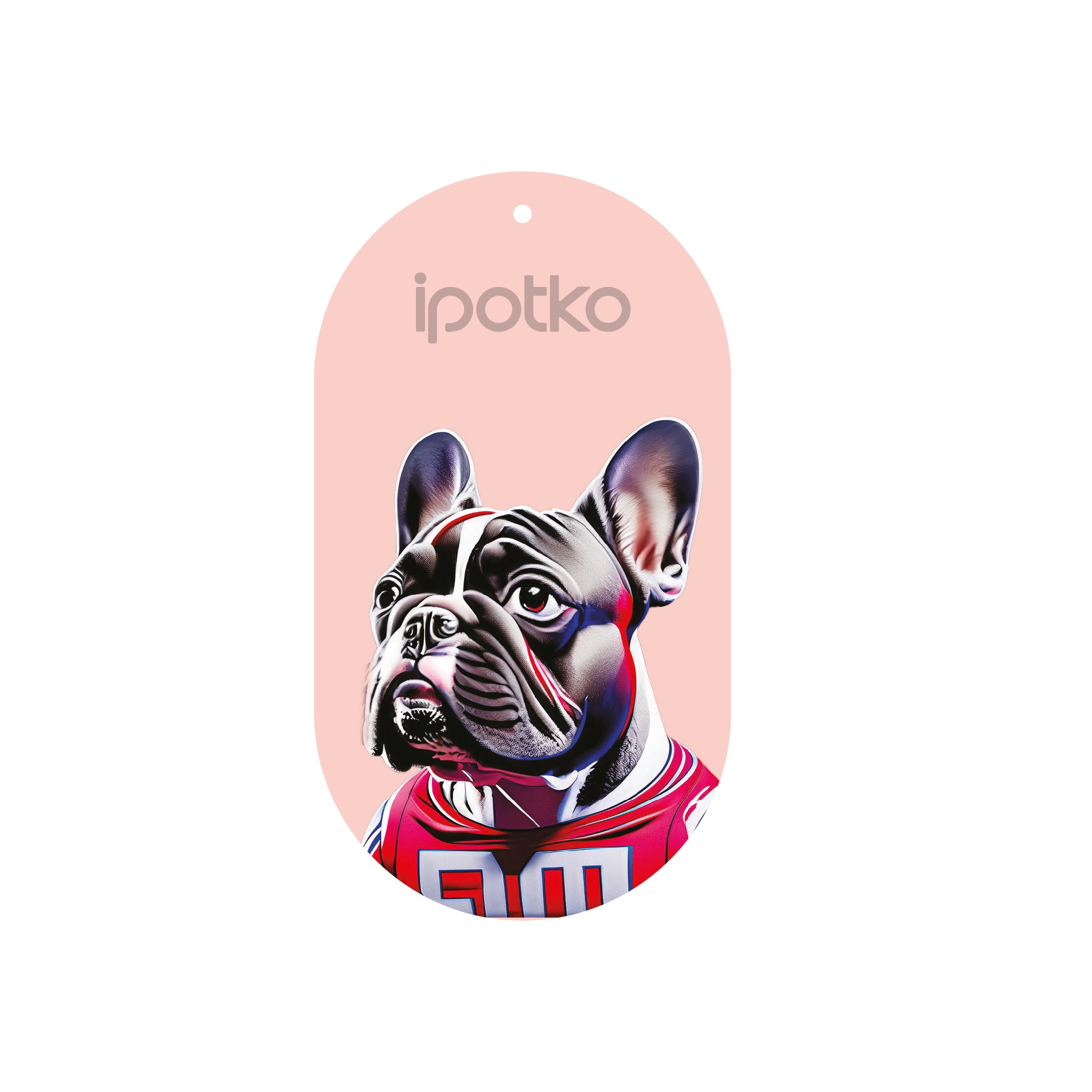 Boston Terrier Figürlü İpli Oto Kokusu