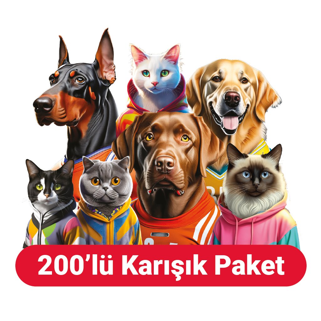 Karışık Figürlü 200'lü Paket