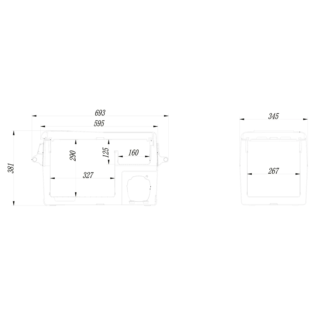 MDN DEMMON 32 LİTRE ARAÇ İÇİ BUZDOLABI 12-24 VOLT