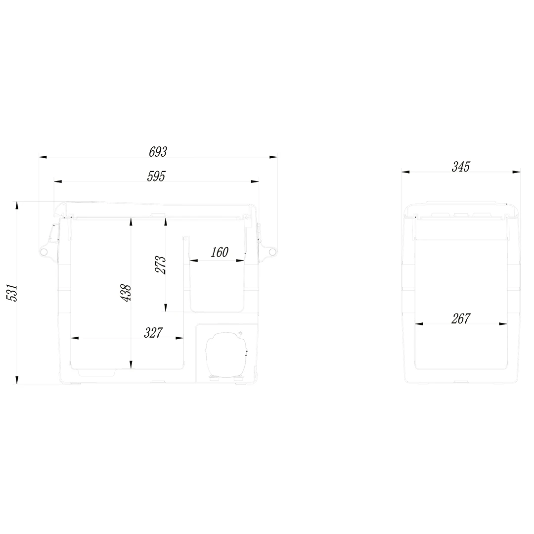 MDN DEMMON 52 LİTRE ARAÇ İÇİ BUZDOLABI