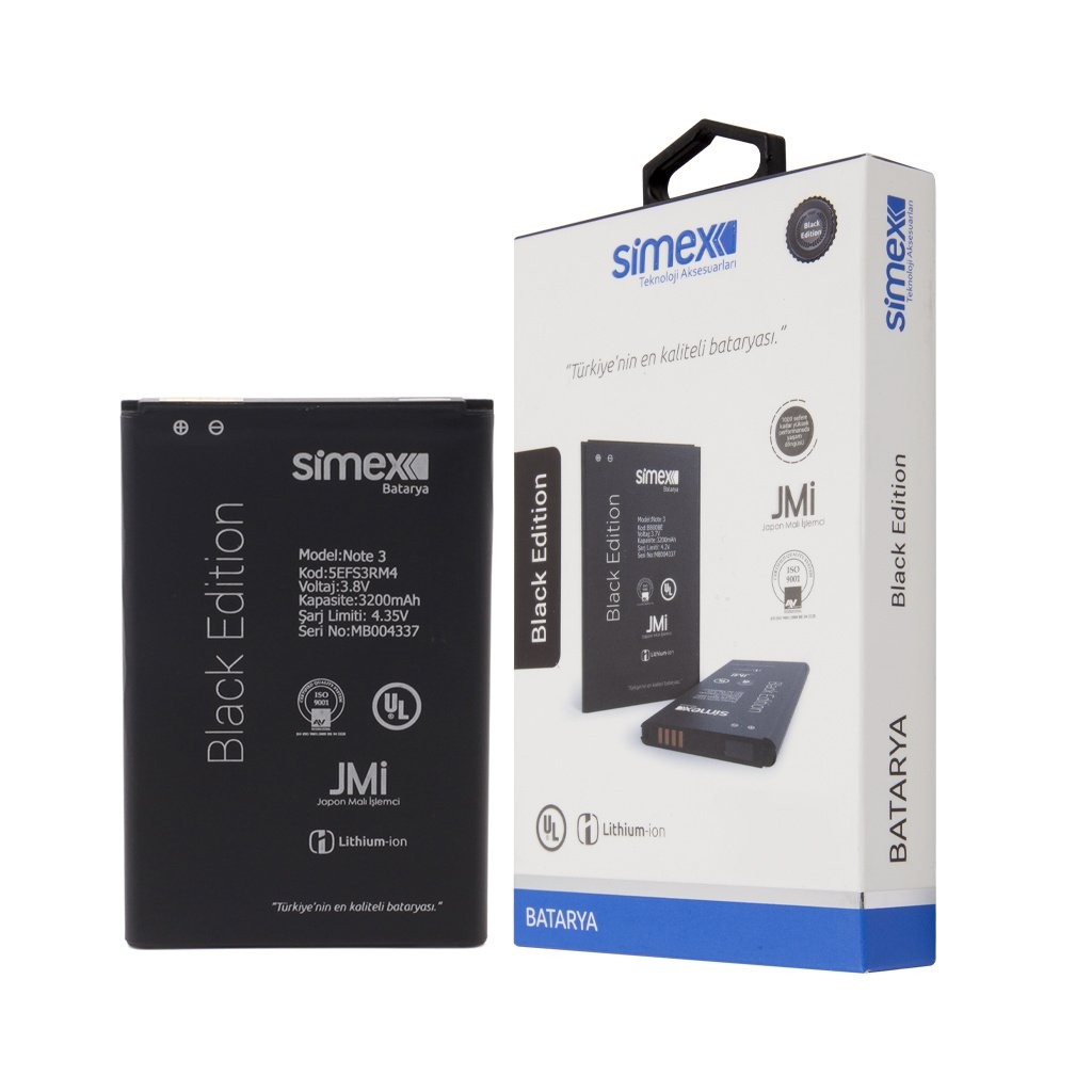 Simex Samsung Note3 SBT-01 5EFS3RM4 Batarya