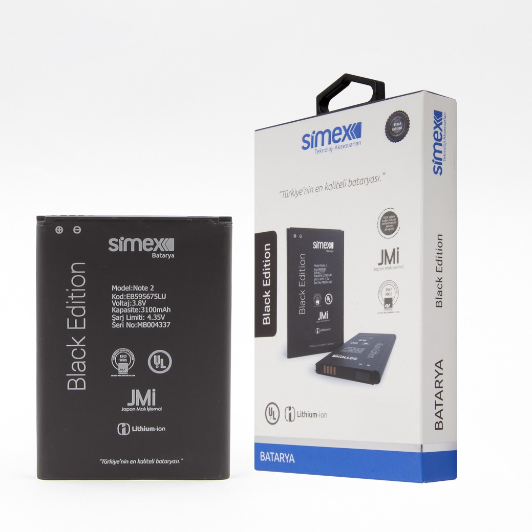 Simex Samsung Note2 SBT-01 EB595675LU Batarya