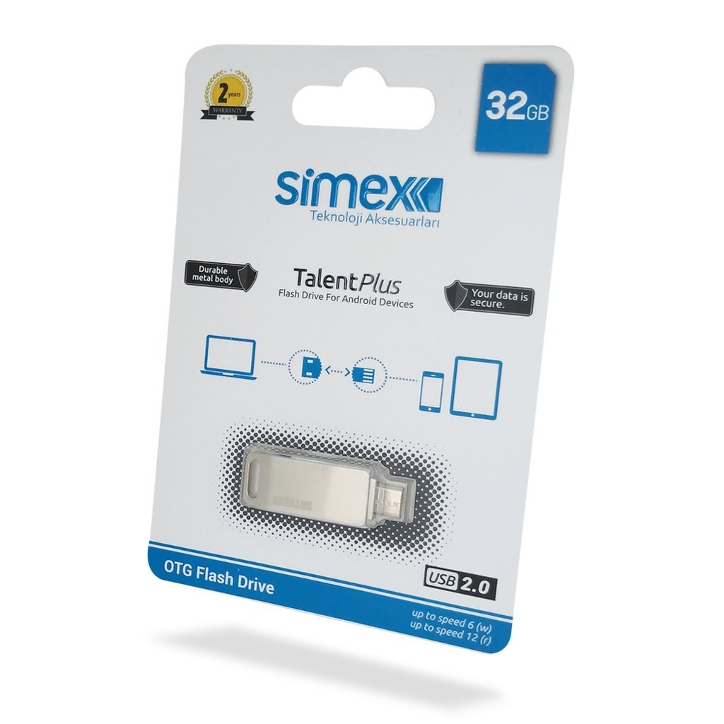 Simex SU-103 Talent Plus Otg Micro 32GB USB Bellek