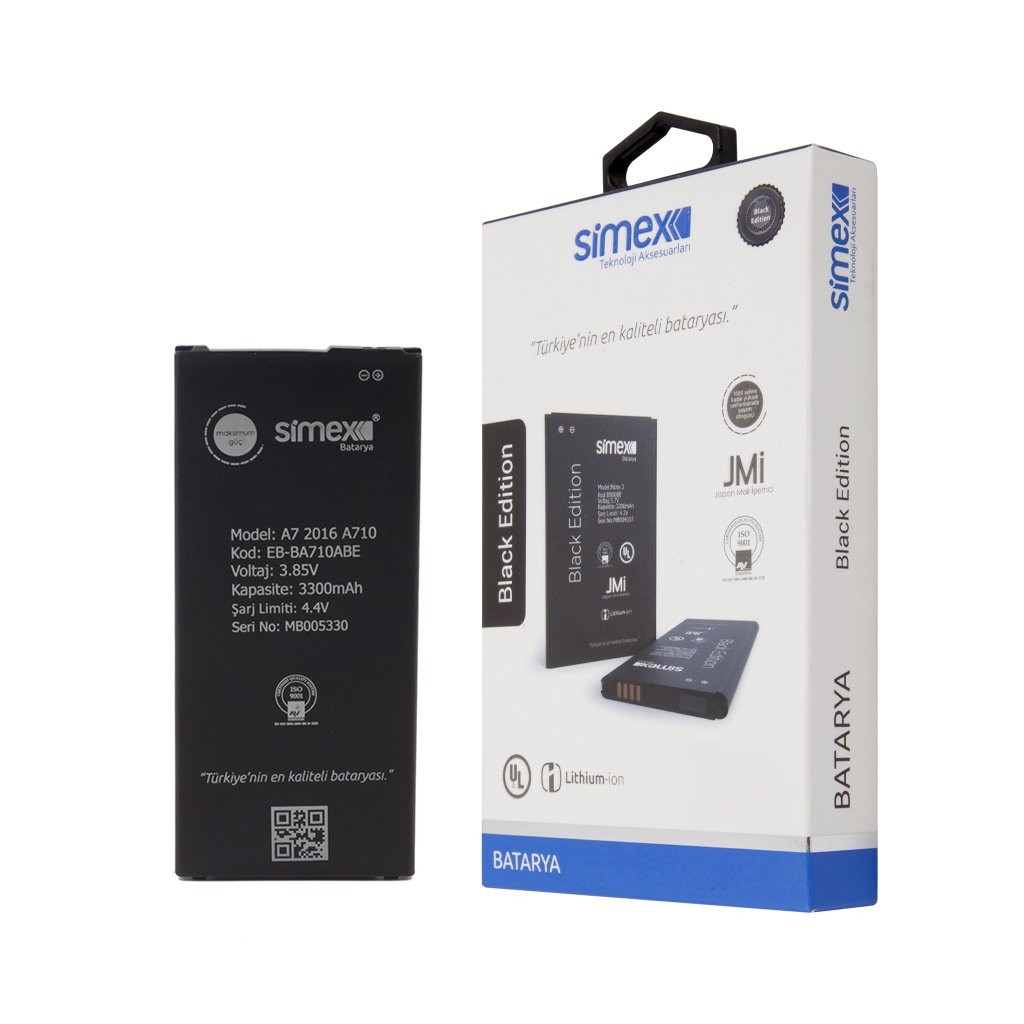 Simex Samsung J7 Prime / A7 2016 SBT-01 Batarya