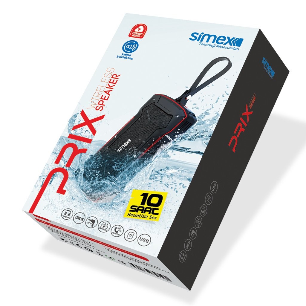 Simex Prix Mikrofonlu Bluetooth Hoparlör