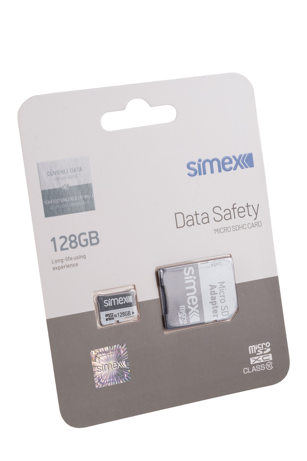 Simex SH-101 Data Safety Micro SD 128GB Hafıza Kartı