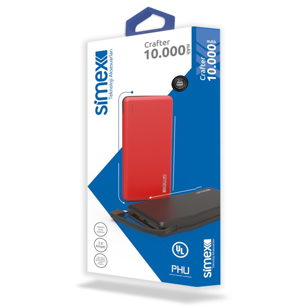 Simex S-20 Crafter 10000mAh Power Bank iPhone