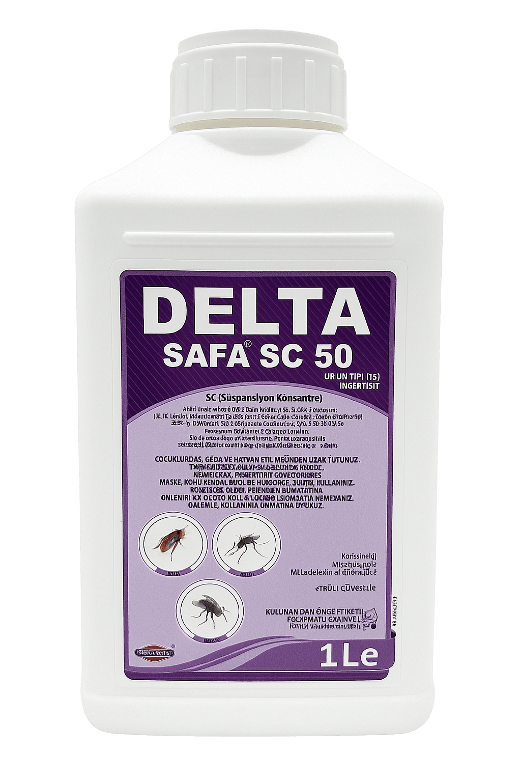 Delta Safa SC 50 1 Litre Süspansiyon Konsantre İnsektisit - Karasinek, Sivrisinek, Hamamböceği Mücadelesi
