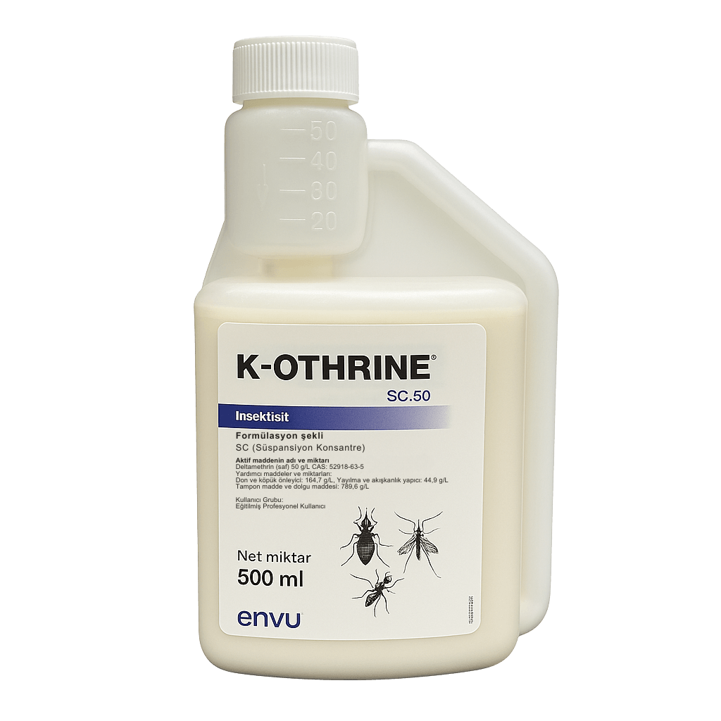 K-Othrine® SC50 %5 Konsantre Profesyonel Haşere İlaçı – 500 ml | Kokusuz