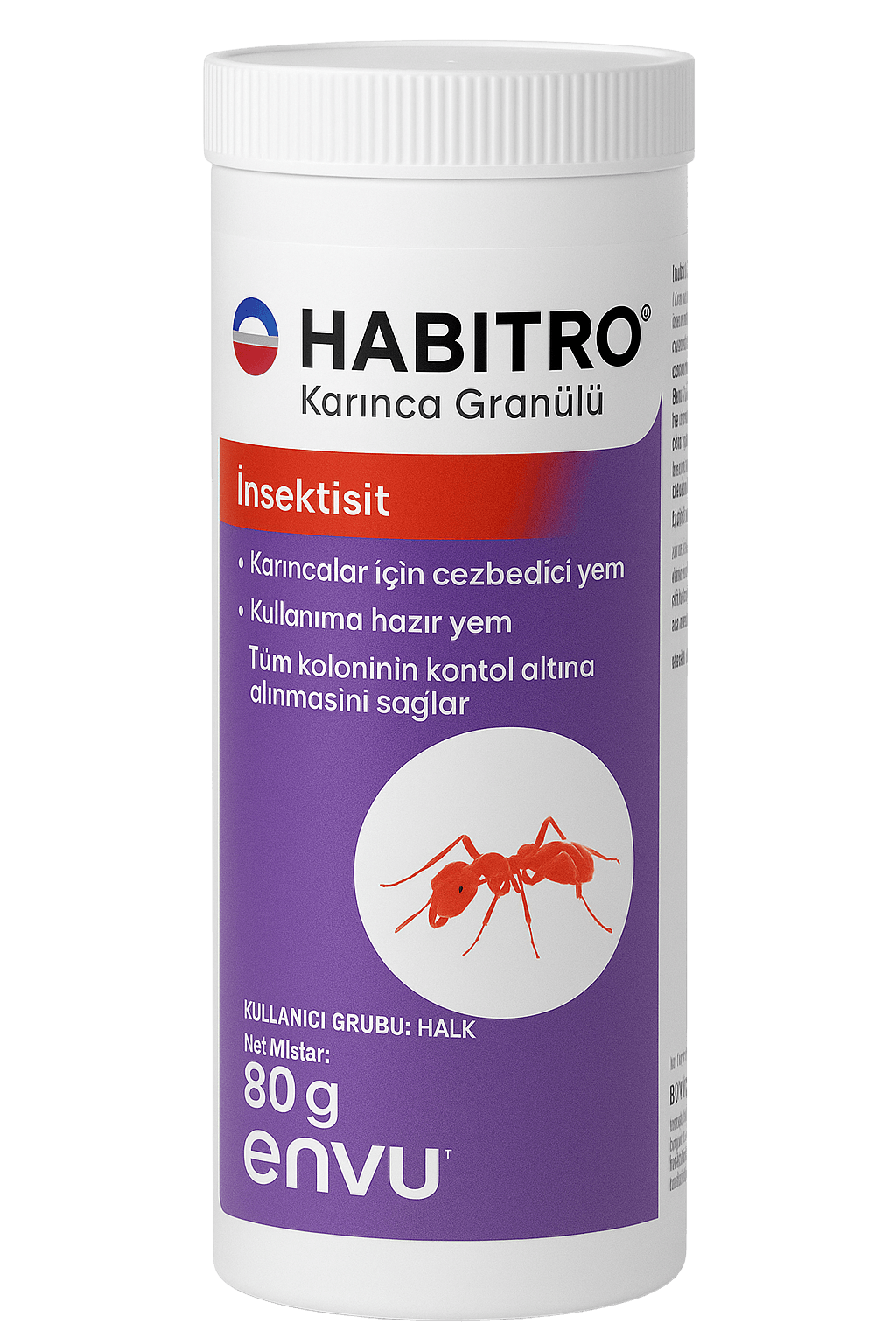 HABITRO® Karınca Granülü – Hazır Ant Yemi ile Hızlı ve Etkili Karınca Kontrolü (Acetamiprid %0,2)