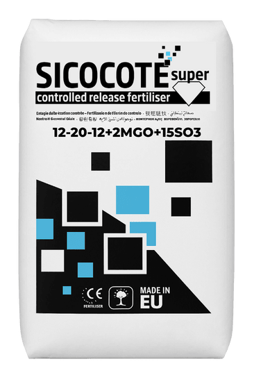 SICOCOTE Super Kontrollü Salınımlı Gübre (CRF) – NPK 12-20-12 + 2MgO + 15SO₃. | Made in EU | 25Kg