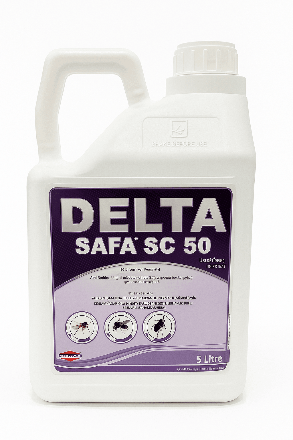 Delta Safa SC 50 5 Litre Süspansiyon Konsantre İnsektisit - Karasinek, Sivrisinek, Hamamböceği Mücadelesi İçin Profesyonel Böcek İlacı