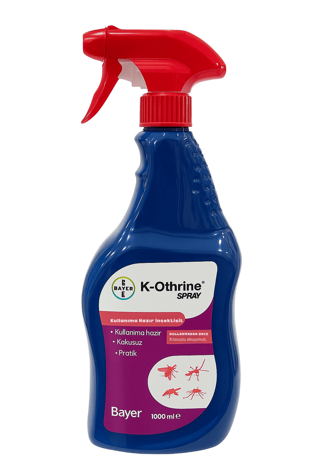 Bayer K-Othrine Spray 1000 ml Kullanıma Hazır Kokusuz - Pratik Haşere Kontrol Spreyi