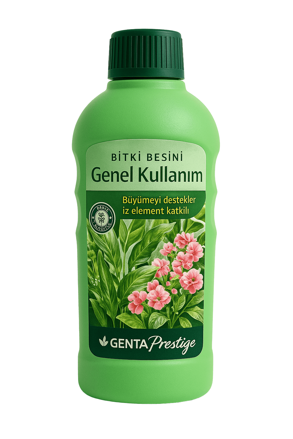 GENTA Prestige Genel Kullanım Sıvı Bitki Besini 1 L – İz Element Destekli N-P-K Formülüyle Kök, Yaprak ve Çiçek Besleme