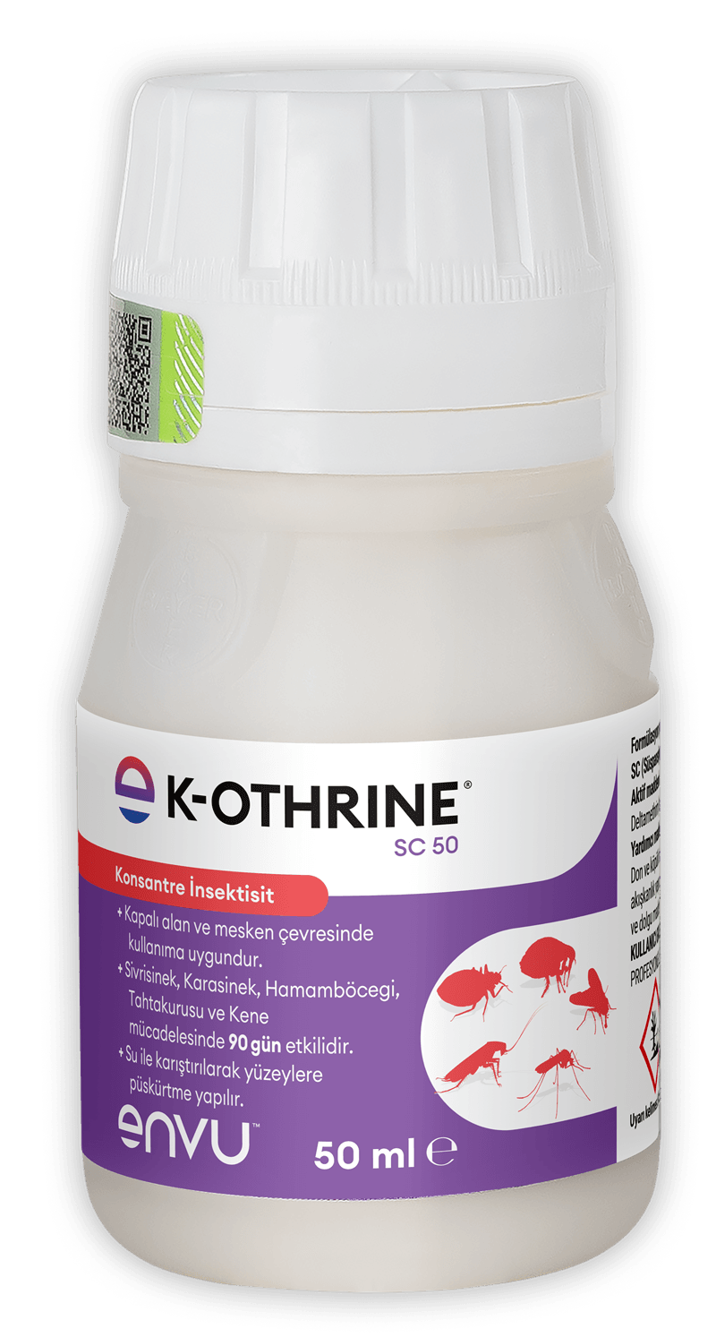 K-Othrine® SC50 50 ml Böcek ilacı + Uzman 500 ml Tetikli Sprey Şişe Seti | Haşere Kontrol & Bitki Bakım