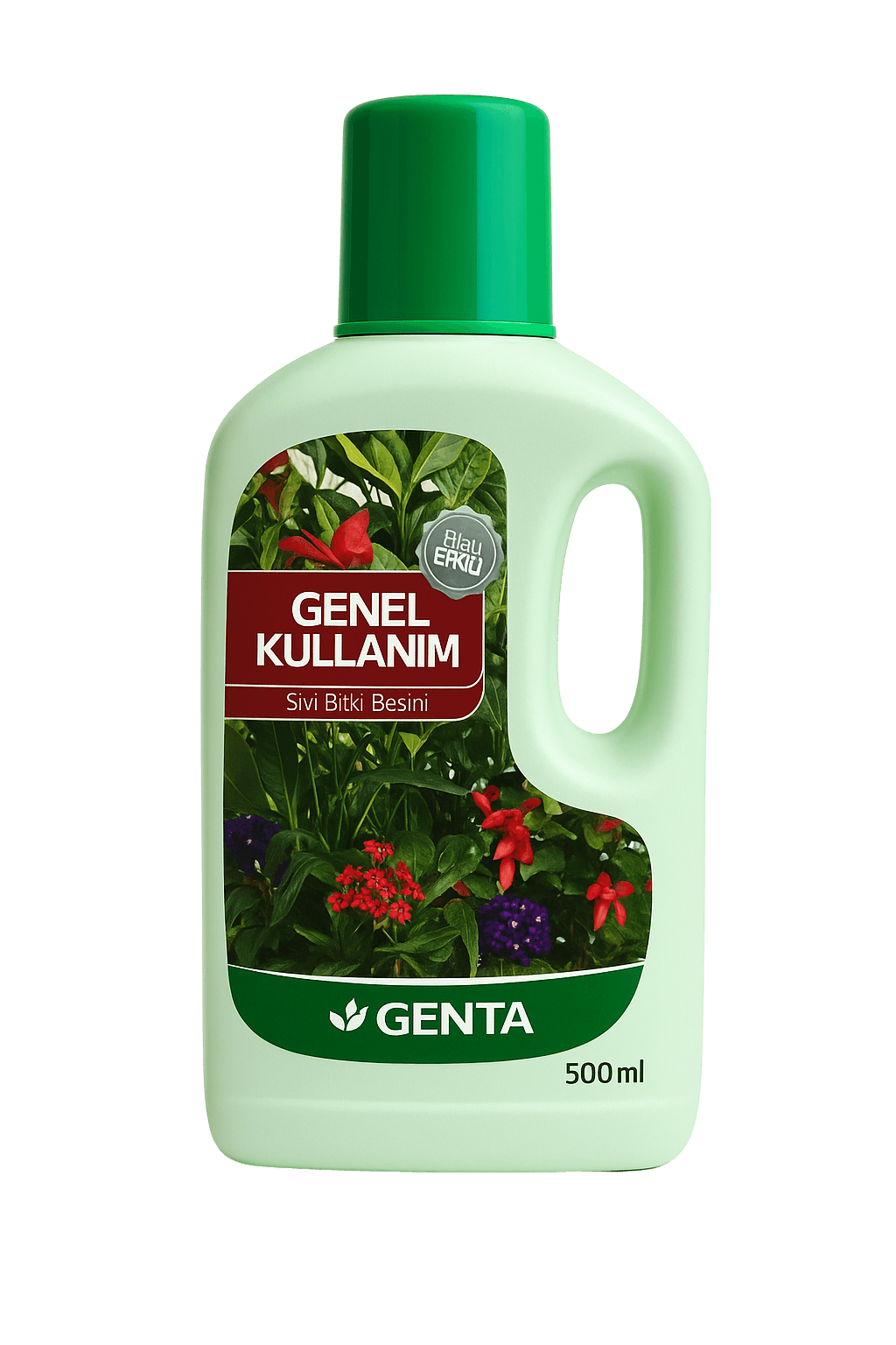 GENTA Genel Kullanım Sıvı Bitki Besini 500 ml – İz Element Destekli, Ev ve Bahçe Bitkileri İçin Tam Spektrum Formül
