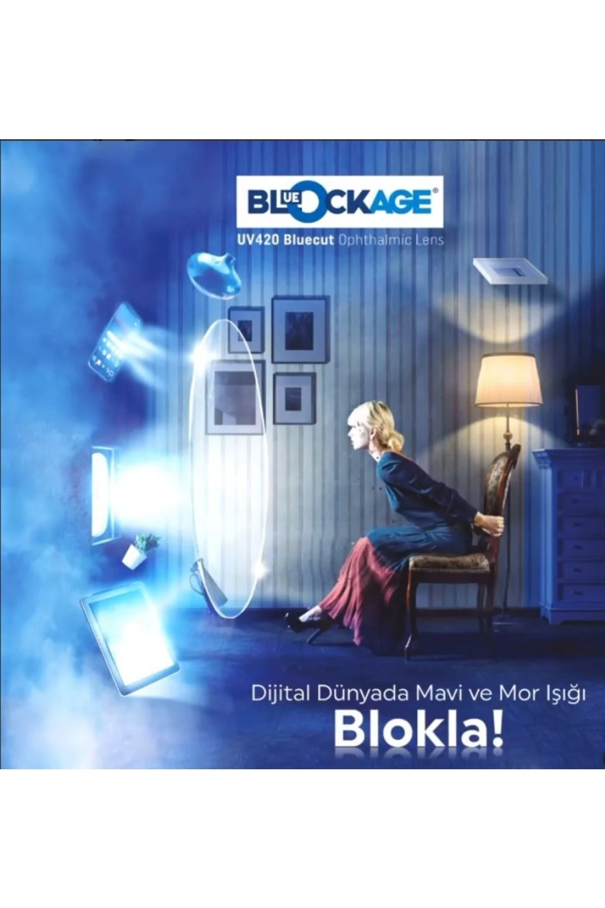 VO 5434 W656 Mavi Işık Korumalı Gözlük