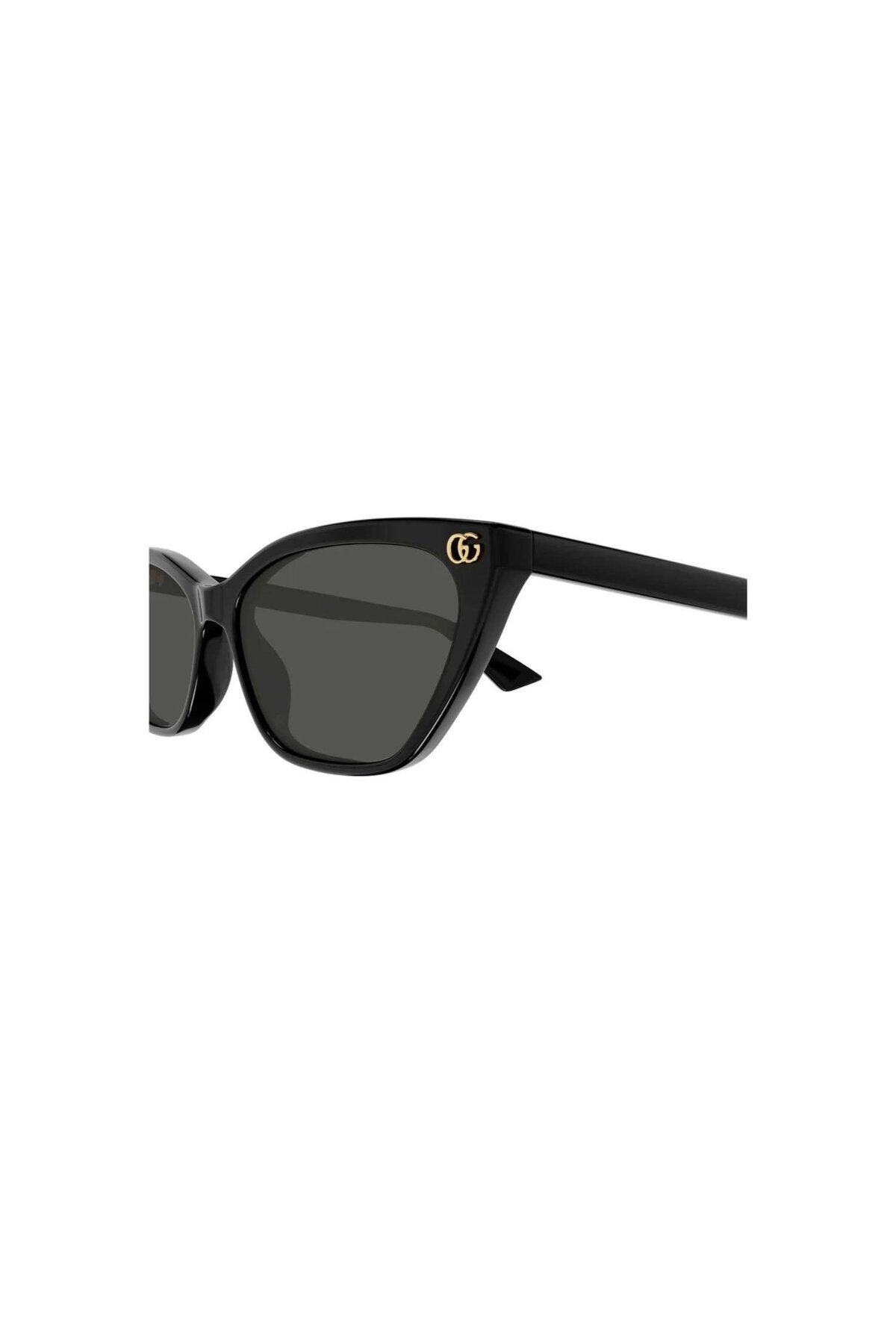Gg 1815s 001 58 Kadın Cat Eye Siyah Kemik Güneş Gözlüğü