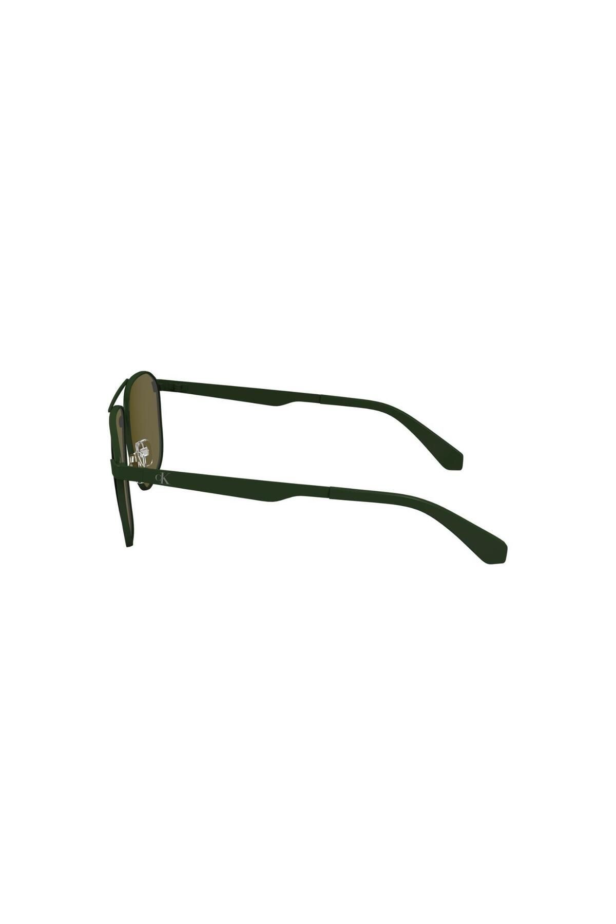 Calvın Kleın CKJ 24202S 309 59 Erkek Oval Füme Metal Güneş Gözlüğü
