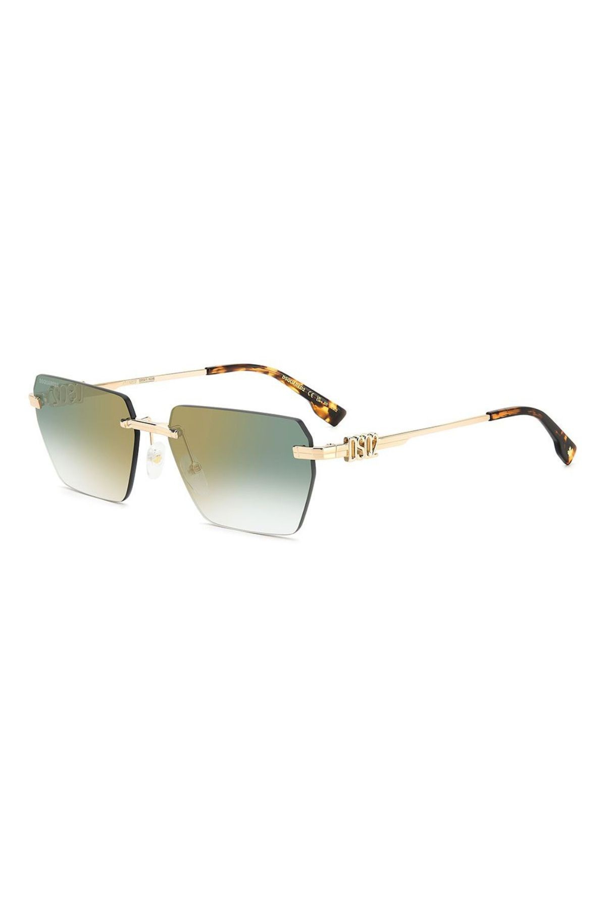 D2 0102/S (PEF/D6) 58 | Unisex Yeşil Güneş Gözlüğü
