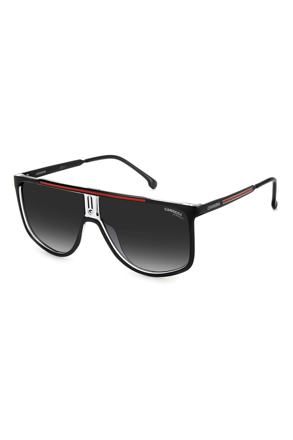 Unisex Siyah-füme Organik Degrade (UV) Cam Çelik Kapalı Çerçeve Tasarım Güneş Gözlüğü Ca1056/s Oıt9