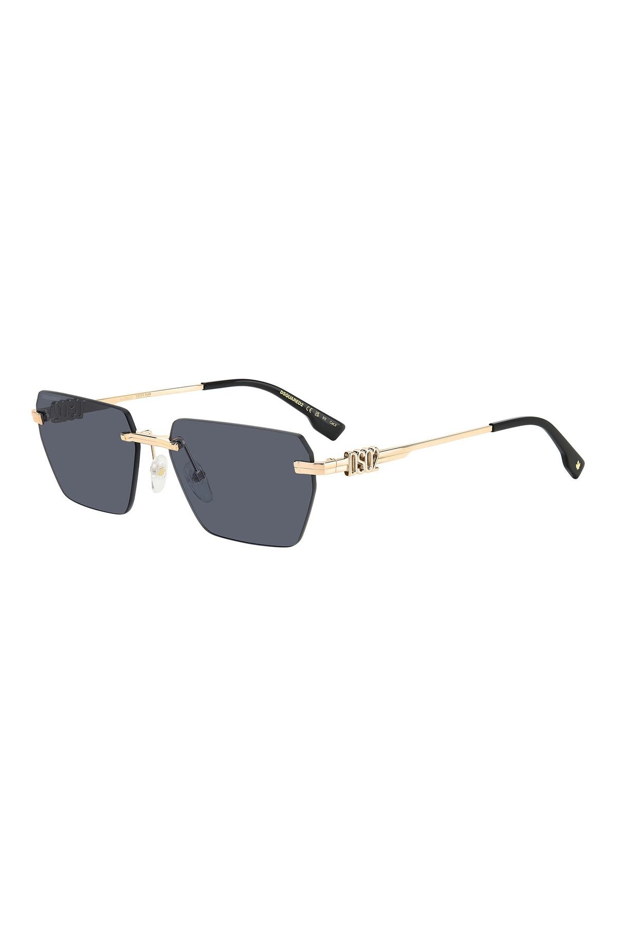 D2 0102/S (807/2K) 58 | Unisex Gri Güneş Gözlüğü
