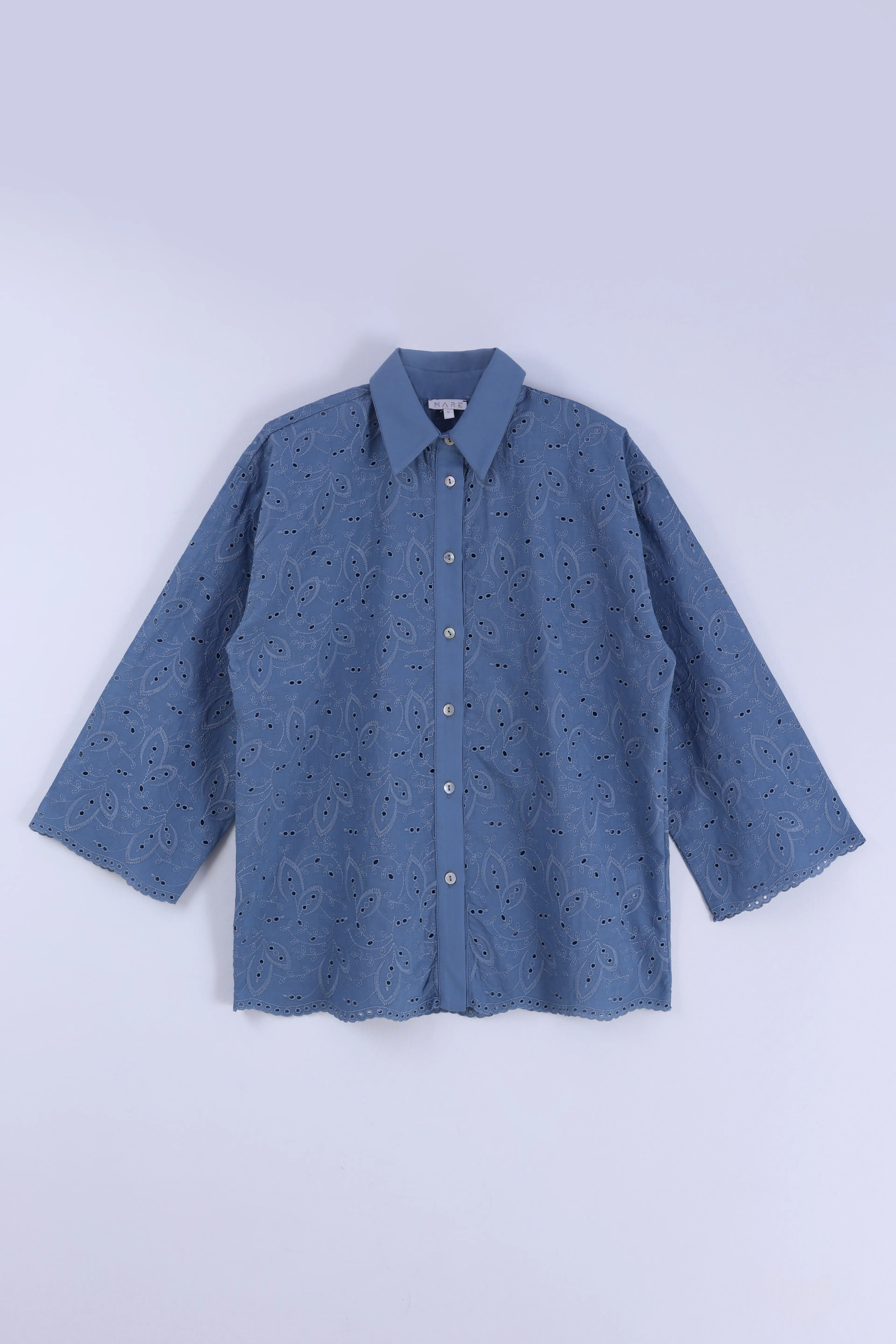 OLYMPE Brode Mavi Gömlek