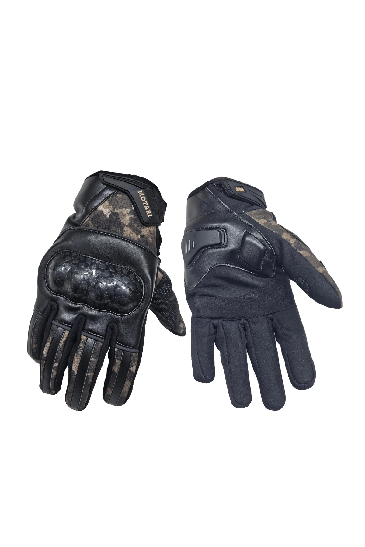 Shoftshell Yumruk ve Avuç içi korumalı Suya dayanıklı Kamuflaj desenli Kışlık