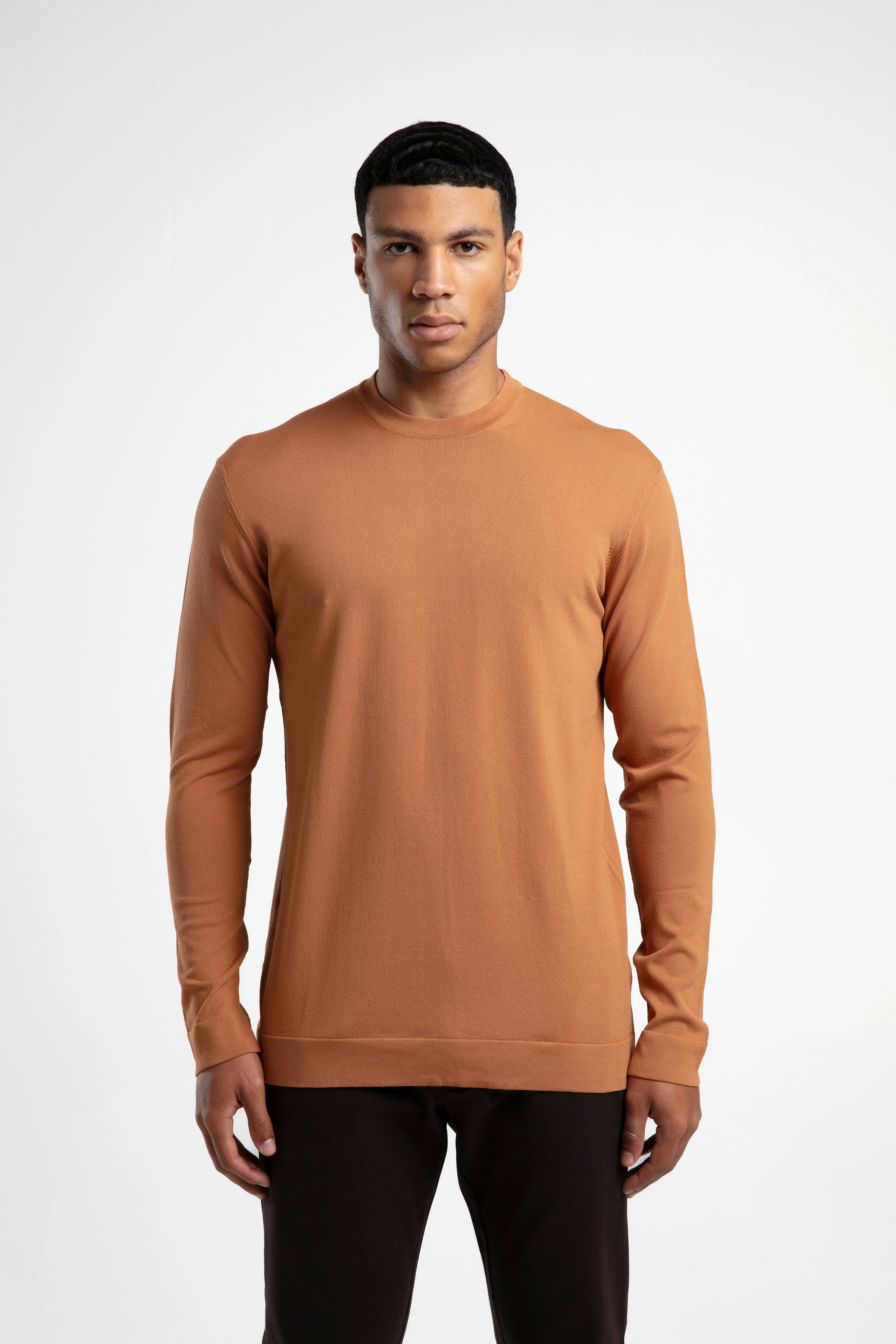 Bisiklet Yaka Basic Triko