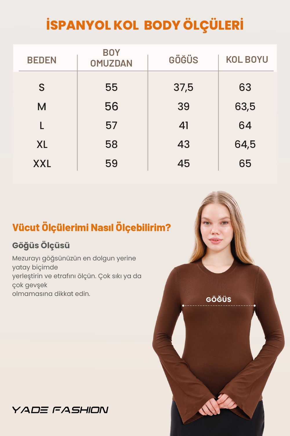 Kadın İspanyol Kol Body 3’lü Set - Kahverengi,Ekru,Beyaz