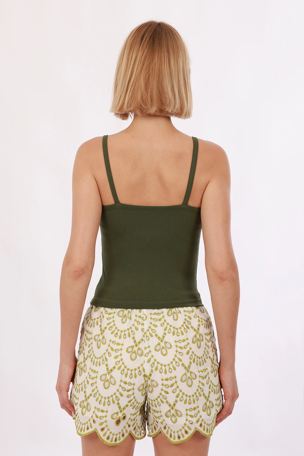 Kadın Askılı Atlet - Haki