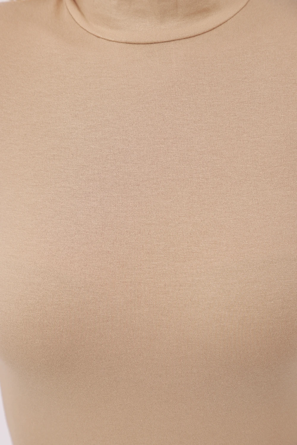 Kadın Uzun Kol Body - Ekru