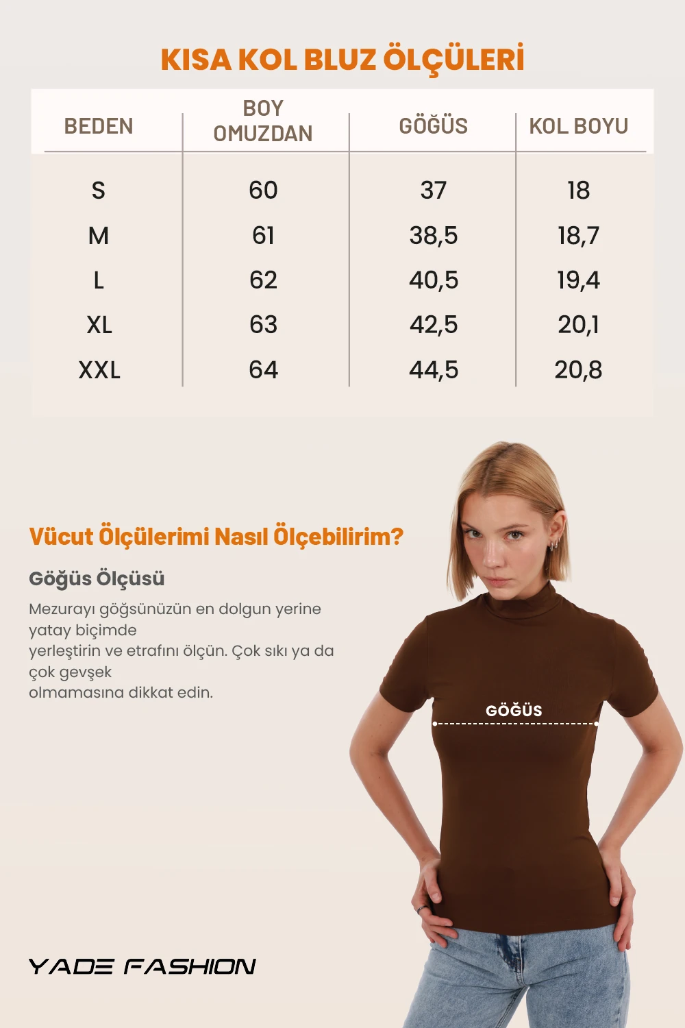 Kadın Kısa Kol Bluz 4’lü Set - Ekru,Siyah,Kahverengi,Yeşil