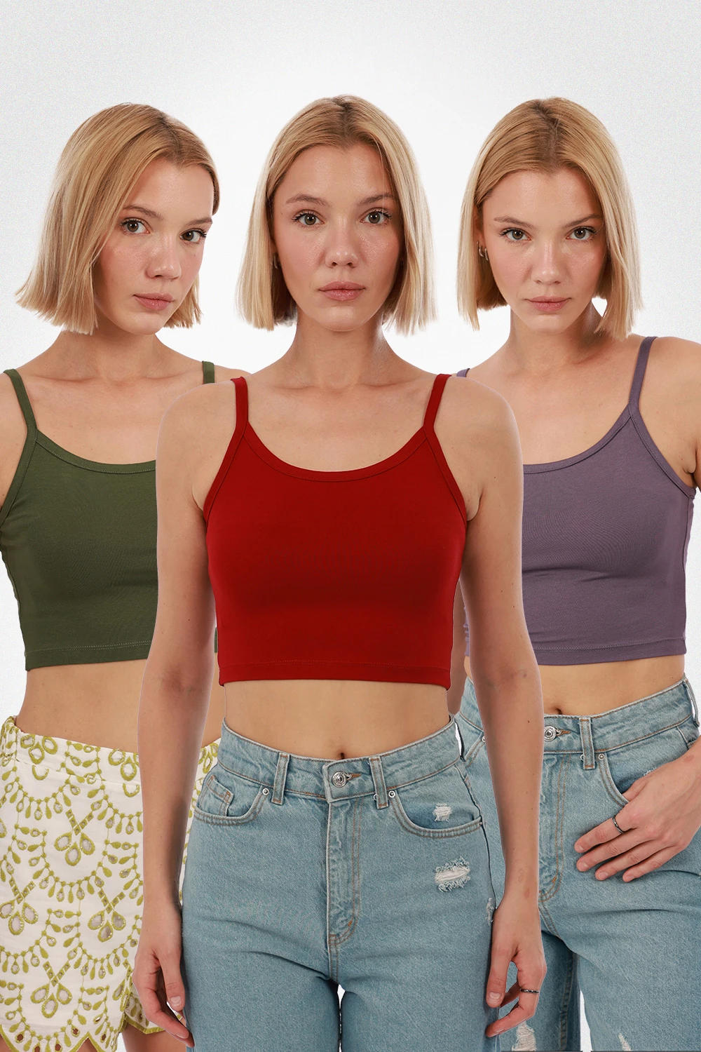 Haki, Kırmızı, Mor